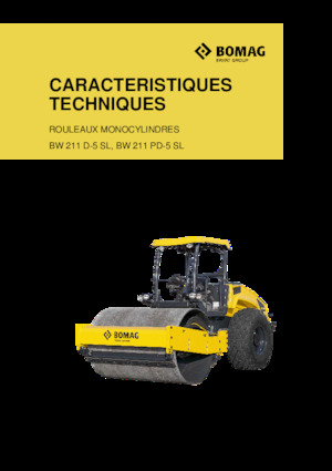 Еднобандажни валяци Bomag BW 211 PD-5 SL