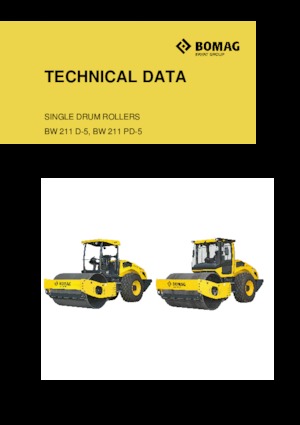 Еднобандажни валяци Bomag BW 211 PD-5