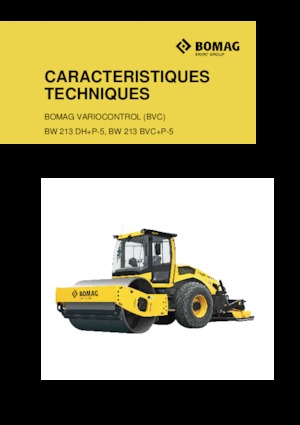 Еднобандажни валяци Bomag BW 213 BVC+P-5