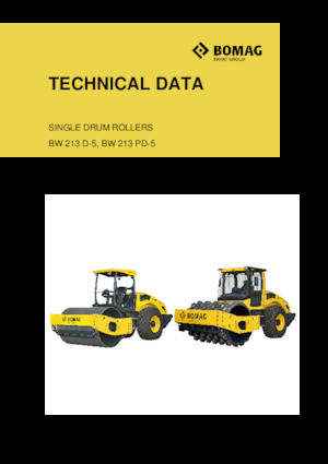 Еднобандажни валяци Bomag BW 213 PD-5