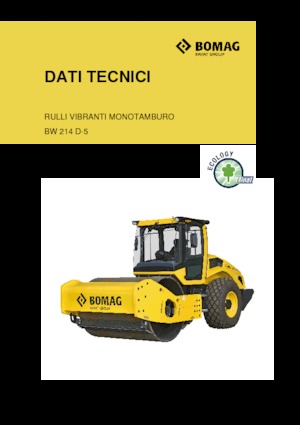 Еднобандажни валяци Bomag BW 214 D-5