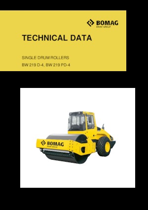 Еднобандажни валяци Bomag BW 219 D-4