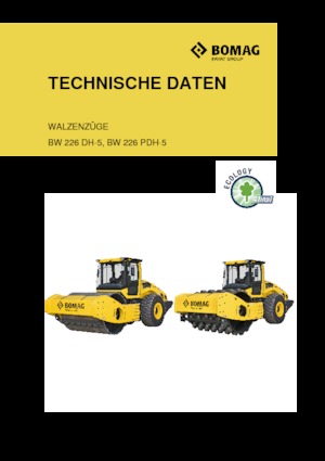 Еднобандажни валяци Bomag BW 226 PDH-5