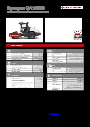 Еднобандажни валяци Dynapac CA 1500 D