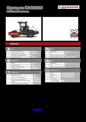 Еднобандажни валяци Dynapac CA 1500 D