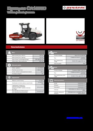 Еднобандажни валяци Dynapac CA 1500 D