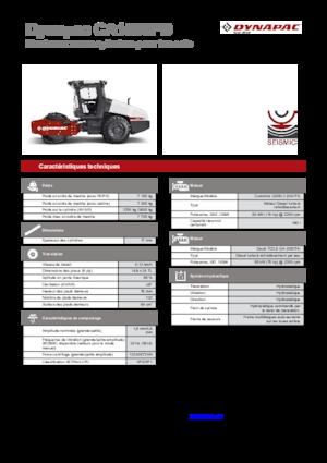 Еднобандажни валяци Dynapac CA 1500 PD