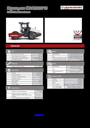 Еднобандажни валяци Dynapac CA 1500 PD