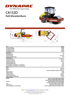 Еднобандажни валяци Dynapac CA 152 D
