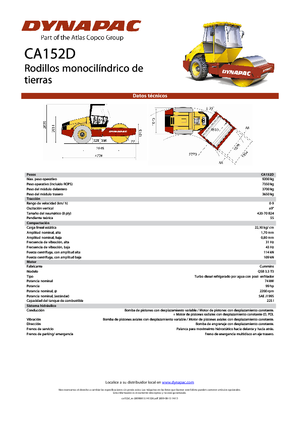 Еднобандажни валяци Dynapac CA 152 D