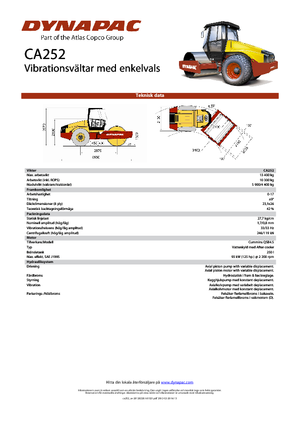 Еднобандажни валяци Dynapac CA 252