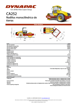 Еднобандажни валяци Dynapac CA 252