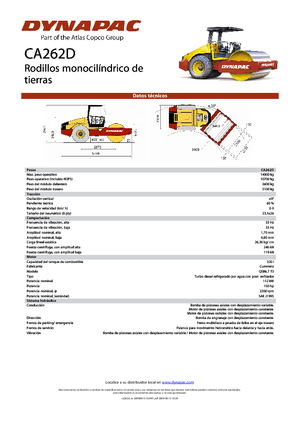 Еднобандажни валяци Dynapac CA 262 D