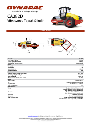 Еднобандажни валяци Dynapac CA 282 D