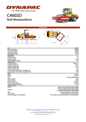 Еднобандажни валяци Dynapac CA 602 D