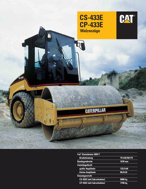 Еднобандажни валяци Caterpillar CP433E
