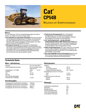 Еднобандажни валяци Caterpillar CP54B