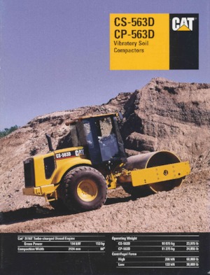 Еднобандажни валяци Caterpillar CP-563D