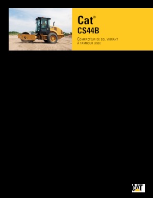 Еднобандажни валяци Caterpillar CS44B