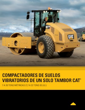 Еднобандажни валяци Caterpillar CS74B