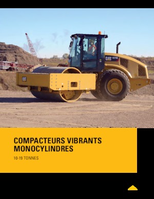 Еднобандажни валяци Caterpillar CS74B