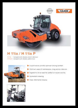 Еднобандажни валяци Hamm H 11 ix