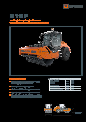 Еднобандажни валяци Hamm H 11i P