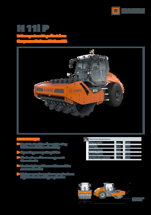 Еднобандажни валяци Hamm H 11i P