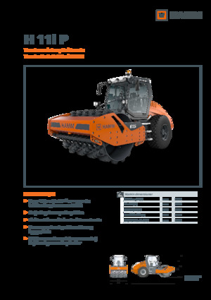 Еднобандажни валяци Hamm H 11i P