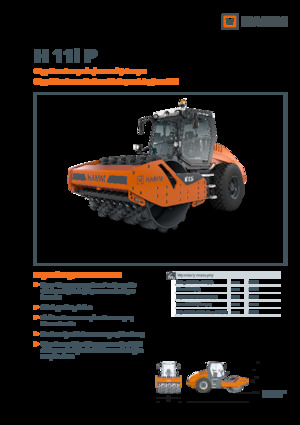 Еднобандажни валяци Hamm H 11i P
