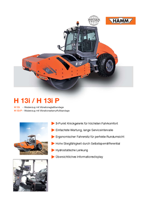 Еднобандажни валяци Hamm H 13i