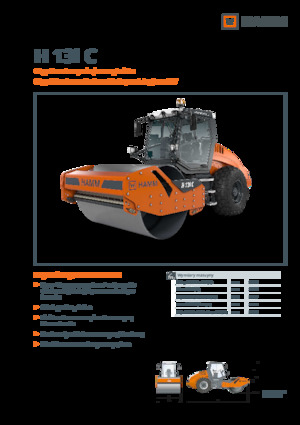 Еднобандажни валяци Hamm H 13i C