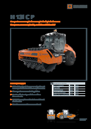 Еднобандажни валяци Hamm H 13i C P