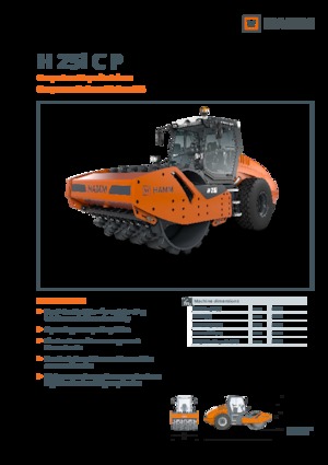 Еднобандажни валяци Hamm H 25i C P