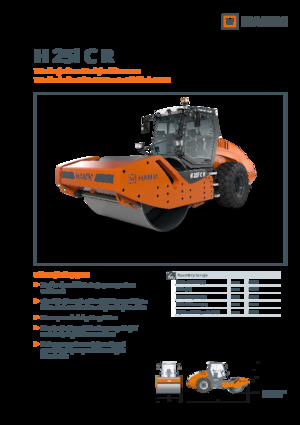 Еднобандажни валяци Hamm H 25i C R