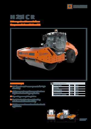 Еднобандажни валяци Hamm H 25i C R