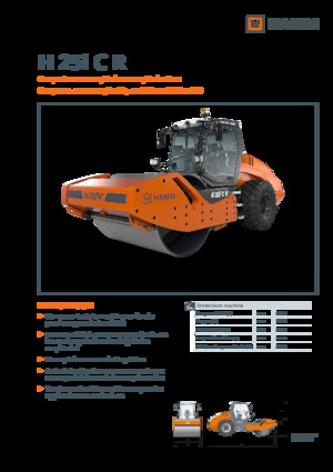 Еднобандажни валяци Hamm H 25i C R