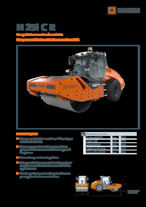 Еднобандажни валяци Hamm H 25i C R