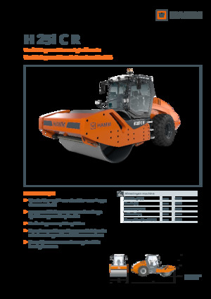 Еднобандажни валяци Hamm H 25i C R