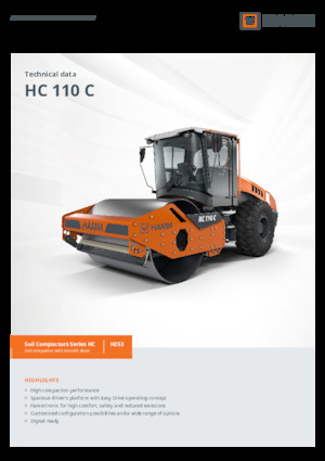 Еднобандажни валяци Hamm HC 110 C