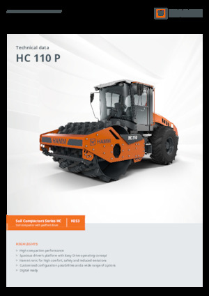 Еднобандажни валяци Hamm HC 110 P