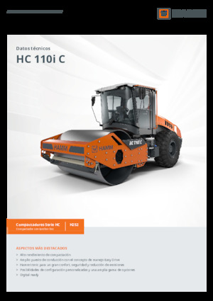 Еднобандажни валяци Hamm HC 110i C