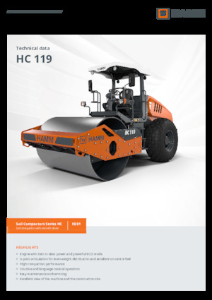 Еднобандажни валяци Hamm HC 119