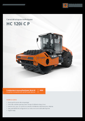 Еднобандажни валяци Hamm HC 120i C P