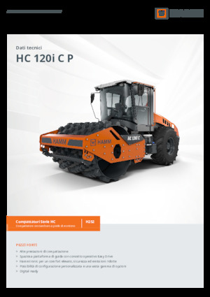 Еднобандажни валяци Hamm HC 120i C P