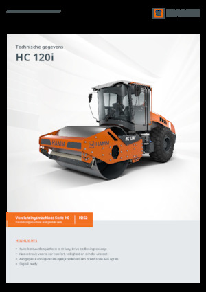 Еднобандажни валяци Hamm HC 120i