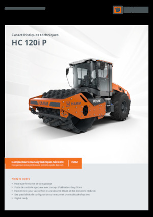 Еднобандажни валяци Hamm HC 120i P