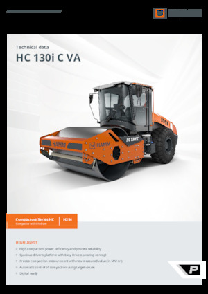 Еднобандажни валяци Hamm HC 130i C VA