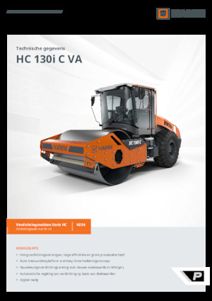 Еднобандажни валяци Hamm HC 130i C VA