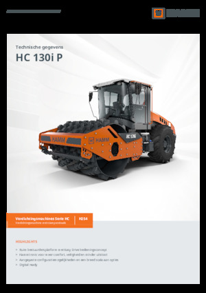 Еднобандажни валяци Hamm HC 130i P